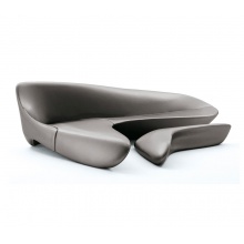 弧形玻璃鋼休閑月亮沙發